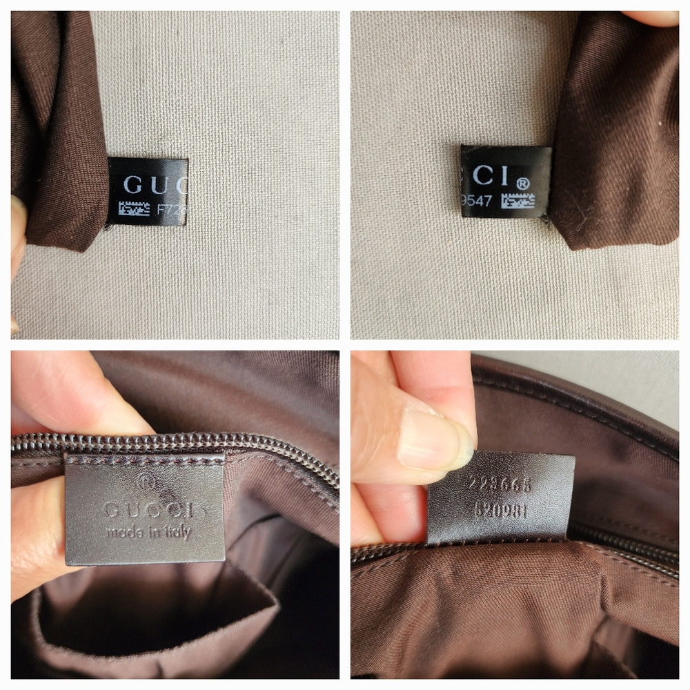 ✨️GUCCI Brown Diamante Leather Messenger Bag - Picture 16 of 16